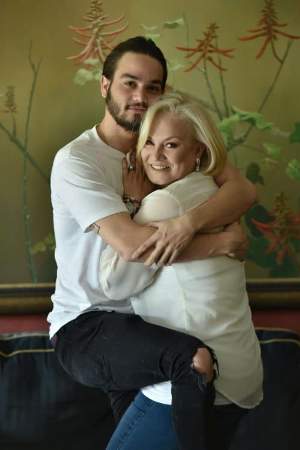 Daniel Zovatto with his mom, Sylvia Blanco. 